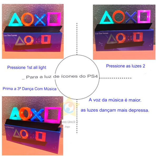 Nova Luminária Lâmpada LED - Controle de Voz (ícone de jogo) - Image 12