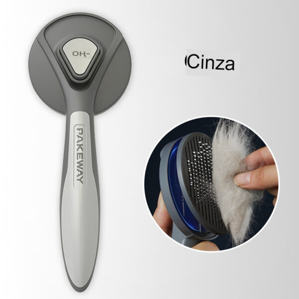 Escova Pet Removedor de Pelos - para Gato/ Cães (seguras e confortáveis, projetado para ir fundo sob a pele do animal de estimação para a limpeza) - Image 3