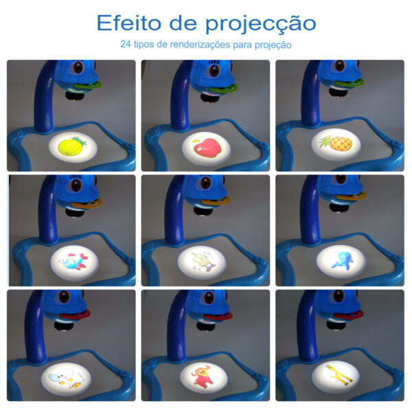 Mesa com Projetor para Desenhar, com Luz LED: para Aprender a Pintar, Brinquedo Educacional, Ferramenta de Aprendizagem, para Crianças - Image 7