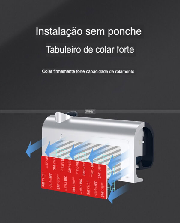 Suporte Escova de Dentes - Portátil com Luz UV (proteção e higiene por completo) - Image 16