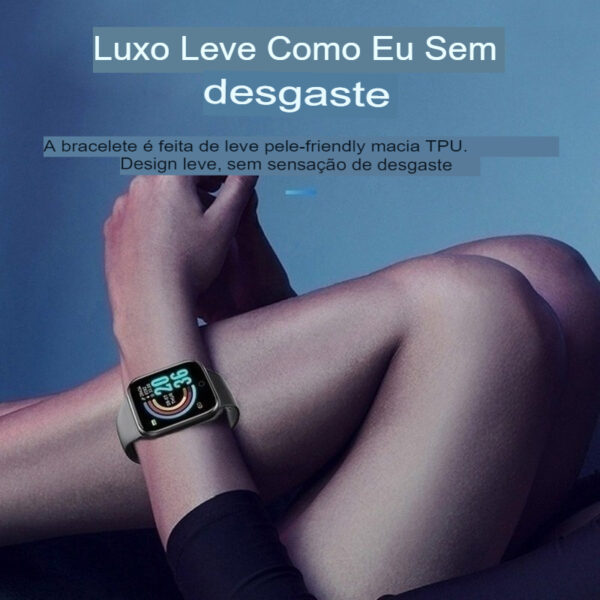 Novo Relógio SmartWatch Inteligente Bluetooth Eco IT 5 - Feminino/ Masculino (rastreador, fitness, pulseira de silicone) - Image 13