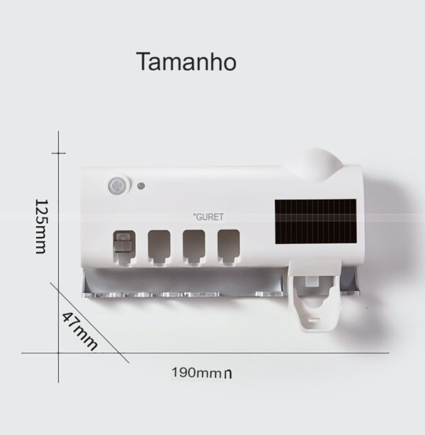 Suporte Escova de Dentes - Portátil com Luz UV (proteção e higiene por completo) - Image 24