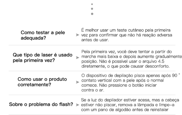 Mini dispositivo Laser - Remoção Permanente de Pelos/ Cabelos (Doméstico 300.000 flashes) - Mulheres e Homens (pelos corporais, sem dor, e congelamento fotônico geral) - Image 17