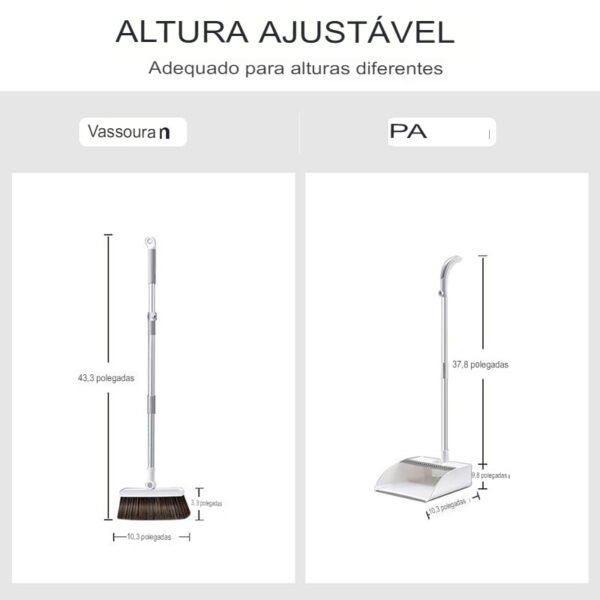 Conjunto de Vassoura Mágica (Potente Absorção) - Multifuncional, Econômica, Higiênica e Pratica nas Necessidades Inesperadas - Image 20