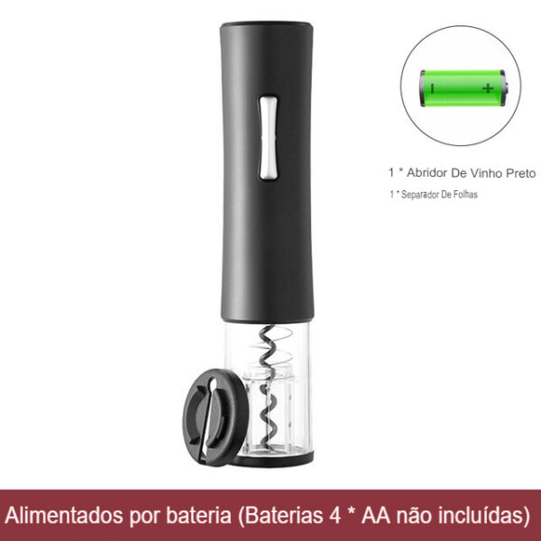 Abridor Portátil Elétrico - para Garrafas de Vinho - Image 30