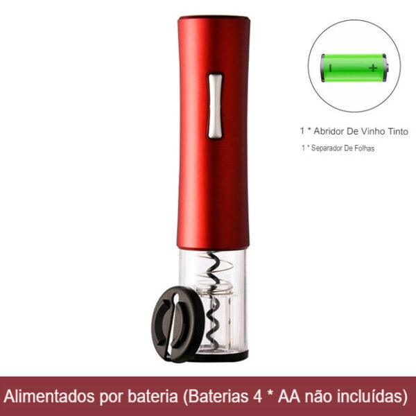 Abridor Portátil Elétrico - para Garrafas de Vinho - Image 31