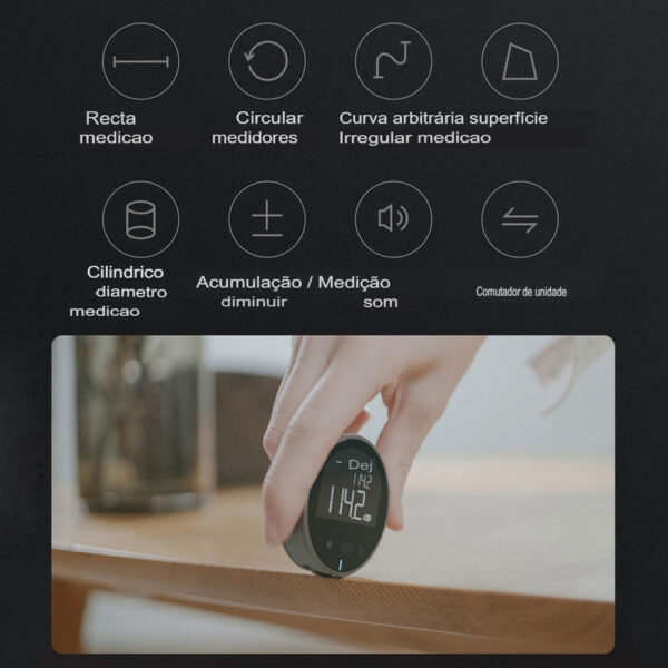 Régua Eletrônica Digital (xiaomi) - Tamanho Pequeno, Conveniente e Prático, produto Multifuncional Portátil (ferramenta de medição) - Image 16