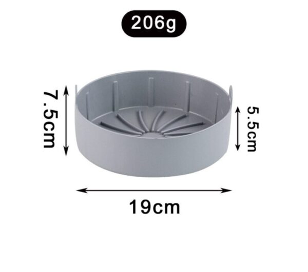 Forma de Silicone para Cozinhar  - para Micro-ondas, Forno, AirFryer: Suporta Altas Temperaturas, (reutilizável, praticidade na limpeza, para assar: pizza, bolo, legumes, verduras, frango, descongelar alimentos, etc) - Image 7