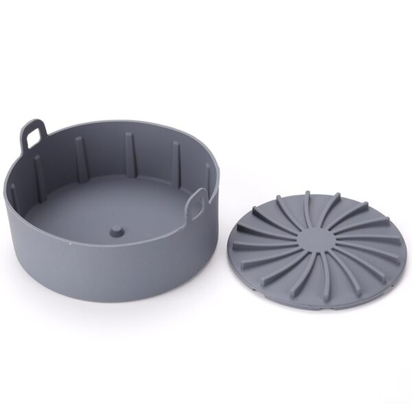 Forma de Silicone para Cozinhar  - para Micro-ondas, Forno, AirFryer: Suporta Altas Temperaturas, (reutilizável, praticidade na limpeza, para assar: pizza, bolo, legumes, verduras, frango, descongelar alimentos, etc) - Image 15