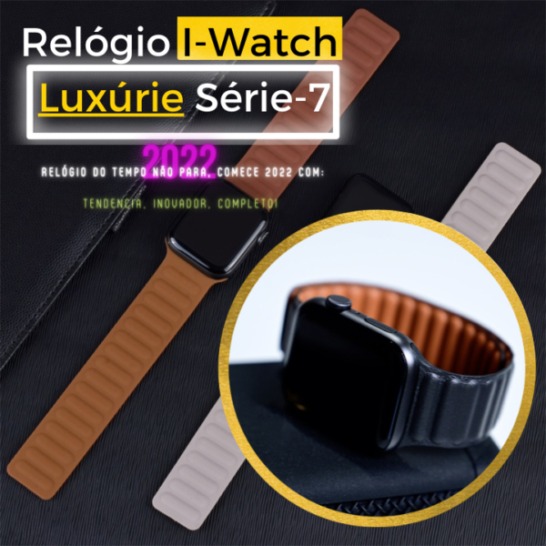 Relógio Pulseira Magnética - I-Watch Luxúre Série 7 - 100% Relógio Inteligente para homens e mulheres - tamanho: (38mm, 40mm, 41MM - 42mm, 44mm, 45mm) - Image 26