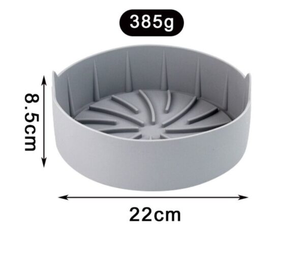 Forma de Silicone para Cozinhar  - para Micro-ondas, Forno, AirFryer: Suporta Altas Temperaturas, (reutilizável, praticidade na limpeza, para assar: pizza, bolo, legumes, verduras, frango, descongelar alimentos, etc) - Image 9