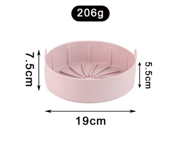 Forma de Silicone para Cozinhar  - para Micro-ondas, Forno, AirFryer: Suporta Altas Temperaturas, (reutilizável, praticidade na limpeza, para assar: pizza, bolo, legumes, verduras, frango, descongelar alimentos, etc) - Image 6