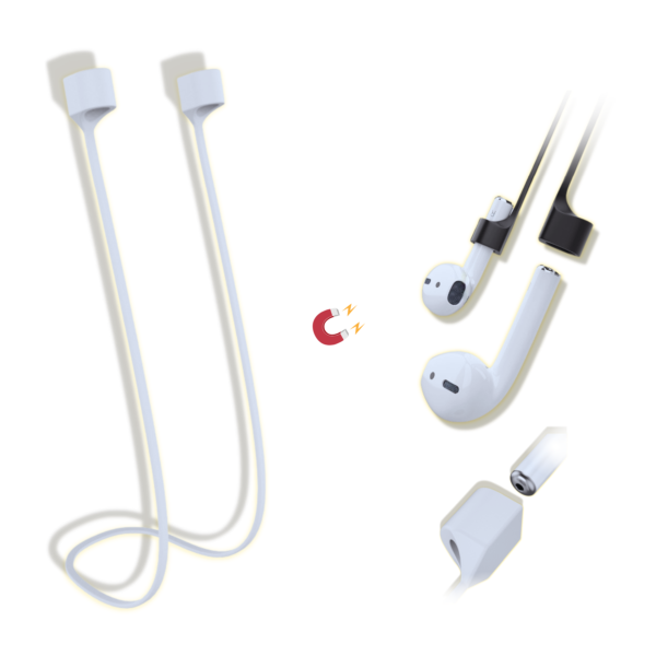 Correia Protetora Extra Suporte para Fones: AirPods, AirDots, Fones Bluetooth (geral) - de silicone (coloridos, prevenção: quedas, danos, perdas) auxilia em sua rotina, prático para correr, caminhar - Image 2