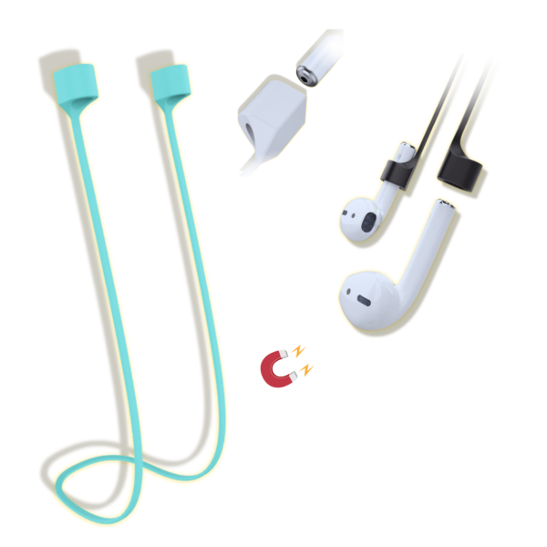 Correia Protetora Extra Suporte para Fones: AirPods, AirDots, Fones Bluetooth (geral) - de silicone (coloridos, prevenção: quedas, danos, perdas) auxilia em sua rotina, prático para correr, caminhar - Image 8