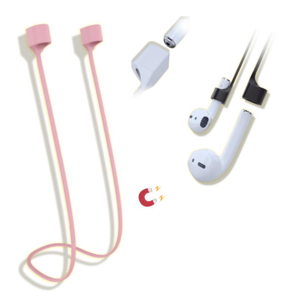 Correia Protetora Extra Suporte para Fones: AirPods, AirDots, Fones Bluetooth (geral) - de silicone (coloridos, prevenção: quedas, danos, perdas) auxilia em sua rotina, prático para correr, caminhar - Image 6