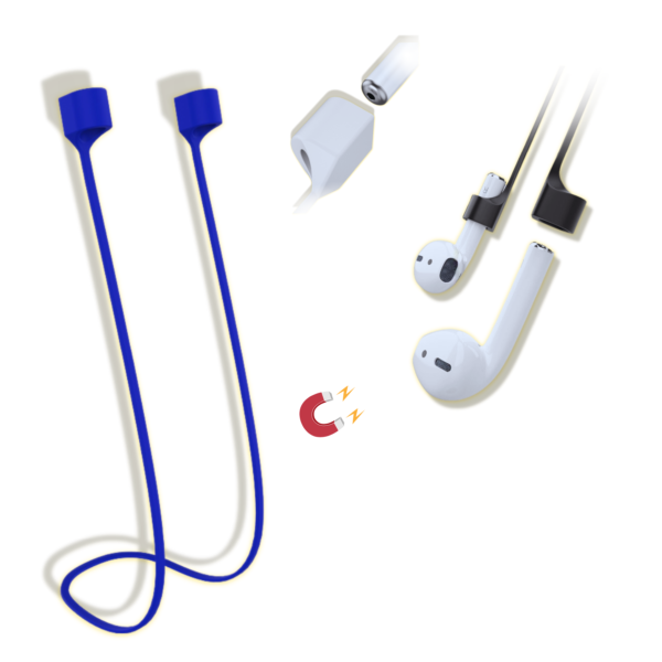 Correia Protetora Extra Suporte para Fones: AirPods, AirDots, Fones Bluetooth (geral) - de silicone (coloridos, prevenção: quedas, danos, perdas) auxilia em sua rotina, prático para correr, caminhar - Image 4